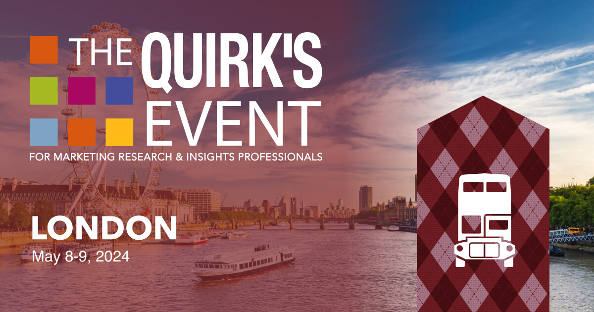 Stratega team at Quirk's Event London 2024